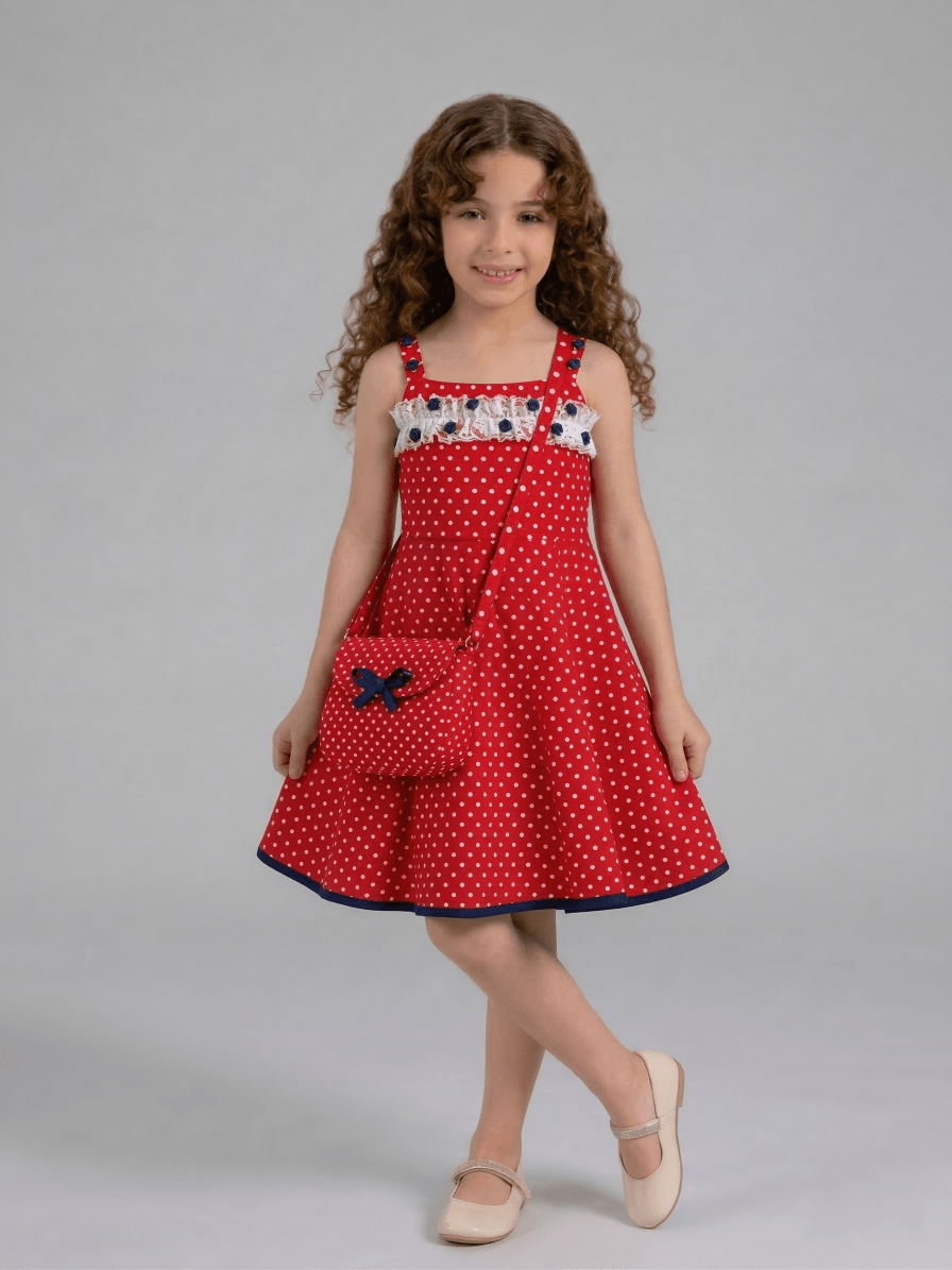 dotted dress