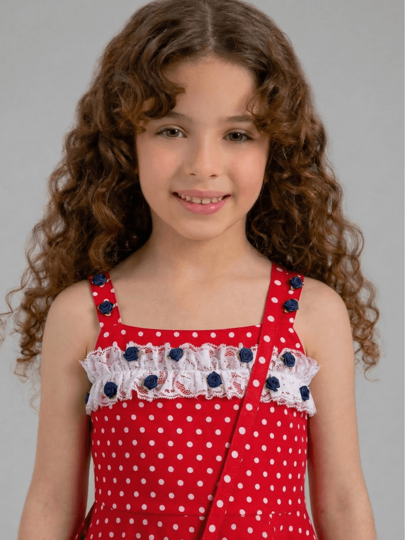 dotted dress